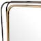 Homeroots 28" Black And Gold Metal Tilting Accent Mirror 574034 - alternate 7