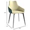 Leisuremod Sonnet Modern Dining Chair in Cream/Green Leather and Iron Legs, 4PK SC51CRDG4 - alternate 7