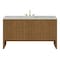 James Martin Vanities Hudson 60" Single Vanity, Honey Oak w/ 3 CM Lime Delight Silestone Top 435-V60S-HNO-3LDL - alternate 1