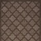 Homeroots 5' X 7' Dark Brown And Light Brown Trellis Indoor Outdoor Area Rug 545227 - alternate 5