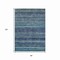 Homeroots 8' X 10' Blue And Gray Striped Washable Indoor Outdoor Area Rug 615839 - alternate 6