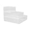 Martha Stewart Brody Set of 3 Stack and Slide Plastic Tray Office Desktop Organizers, 1-Small, 1-Medium, 1-Large BE-PB3317-3-CLR-MS - alternate 1