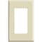 Leviton Wall Plate Ivory 1 gang Thermoset Plastic Rocker Ivory C41-80301-00I - alternate 2