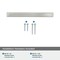 Amerock Monument 3-3/4 inch (96mm) Center-to-Center Satin Nickel Cabinet Pull, 25PK 25VMP36570G10 - alternate 2
