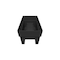 Bloem Deck Rail Planter Finley 9.5in H X 11.74in W X 24in D Plastic Black Black FDR2400 - alternate 7