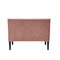Homeroots 45in Blush And Brown Upholstered Velvet Bench 490857 - alternate 7