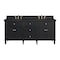 James Martin Vanities Lorelai 72" Double Vanity, Black Onyx, w/ 3 CM Phantome Eclos Top 424-V72-BKO-3PHT - alternate 1