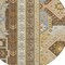 Homeroots 8' Brown Beige And Ivory Round Aztec Washable Indoor Outdoor Area Rug 598462 - alternate 7