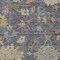 Homeroots 9' X 12' Blue Charcoal And Gold Floral Washable Indoor Outdoor Area Rug 604118 - alternate 9