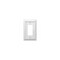 Amerelle Cottage Wall Plate, White Faux Wood, 1 Rocker 279RW - alternate 1