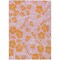 Homeroots 5' X 8' Pink And Copper Floral Washable Indoor Outdoor Area Rug 600037 - alternate 6