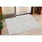Homeroots 3' X 5' Silver And Gray Abstract Washable Indoor Outdoor Area Rug 599010 - alternate 1