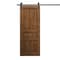 Sartodoors Modern Barn Door 36 x 96 inches, Ego 5012 Cognac Oak Veneer, 6.6FT Rail Track Heavy Hardware Set ,  EGO5012BD-B-DKO-3696 - alternate 1