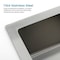 Wrightmaster 32 in. Drop-In Single Bowl 20 Gauge Silver Stainless Steel Kitchen Sink with Drain and Hook ZOR-BR02D-321908 - alternate 8