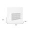 Homeroots 62" White Manufactured Wood Six Drawer Double Dresser 473105 - alternate 6