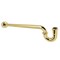 Kingston Brass 1-1/4, or 1-1/2 x 1-1/2 in. P-Trap with Box Flange, 24 in. Length, 18 Gauge, Polished Brass CC9242 - alternate 1
