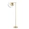 Jonathan Y Eva 58.5" Modern Contemporary LED Floor Lamp with Metal Globe Shade, Brass Gold JYL3088A - alternate 7