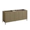 James Martin Vanities Chicago 72" Dbl Vanity, Walnut Whisper, w/ 3 CM Siberian Silestone Top w/FreePower Wireless Charger 503-V72-WLW-FSFR - alternate 8