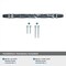 Amerock Carrione 6-5/16 in 160 mm Center-to-Center Marble Black/Satin Nickel Cabinet Pull BP36650MBKG10 - alternate 5