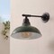 Jonathan Y Wallace 12.3 in. 1-Light Farmhouse Industrial Iron LED Victorian Arm Outdoor Sconce, Matte Green/Blac JYL7615L - alternate 5