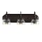 Jonathan Y Gaines 19.3" 3-Light Farmhouse Industrial Iron Mason Jar LED Vanity, Oil Rubbed Bronze/Clear JYL7801A - alternate 7
