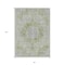 Homeroots 8' X 10' Olive Green Floral Medallion Washable Indoor Outdoor Area Rug 607911 - alternate 7