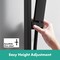 Hansgrohe Pulsify E Wallbar Set 100 1-Jet 24", 2.5 GPM in Matte Black 24370671 - alternate 6