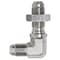 Gates Male JIC 37 Flare to Male JIC 37 Flare Bulkhead - 90 SAE to SAE G60447-2020 - alternate 3