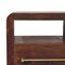 Homeroots 23" Brown Solid Wood Two Drawer Nightstand 701720 - alternate 5