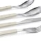Martha Stewart Garden Cottage 16 Piece Stainless Steel Flatware Set in Cream 129074.16 - alternate 7