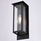 Vaxcel Burr Ridge Matte Black Outdoor Wall Sconce Light, Clear Glass Shade T0815 - alternate 7