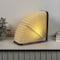 Jonathan Y Darla 10.6" Modern Art Deco Paper Half Pleated Fan LED Table Lamp, Natural JYL9108B - alternate 4