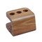Homeroots Designer Genuine Teak Toothbrush Holder 475847 - alternate 4