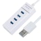 Sanoxy USB 3.0 Hub 4-Port Adapter Charger Data Sync Super Speed PC Mac Laptop Desktop (White) SNX-CABLE59 - alternate 3