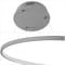 Jonathan Y Brice 35" Modern Contemporary Metal Round Dimmable Integrated LED Pendant, Gray JYL7220E - alternate 9