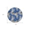 Homeroots 8' Navy Blue Brown And Ivory Round Polka Dot Washable Indoor Outdoor Area Rug 594264 - alternate 8