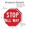 Signmission Stop All Way, 4 inch X 4 inch, Vinyl Decal, 2PK OC-D-2PACK-4-9 - alternate 4