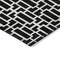 Homeroots 5' X 8' Black And Ivory Geometric Washable Indoor Outdoor Area Rug 594834 - alternate 5