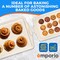 Emporio Kitchen Baking Pan Set, Oven Safe Tray, Up To 450 Deg F, White, 3PK EMPKW33H - alternate 3