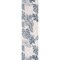 Jonathan Y Monstera Tropical Leaf High-Low Cream/Dark Blue 2 ft. x 8 ft. Indoor/Outdoor Runner Rug AMC113E-28 - alternate 1