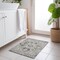 Homeroots 2' X 3' Ivory and Dark Brown Oriental Washable Non Skid Indoor Outdoor Area Rug 563763 - alternate 7
