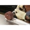 Scotch-Brite Interleaf Flap Wheel, 3" Dia, Center Hole, Aluminum Oxide, P180 Grit, Non-Woven Type, CB-ZS FN510079323 - alternate 1