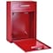 Mail Boss Olympus Locking Wall-Mount Drop Box, Red, 16-Gauge Steel 805934 - alternate 4