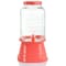 Gibson Home Chiara 2 Gallon Glass Mason Jar Dispenser with Metal Lid and Base in Red 130949.02RR - alternate 8