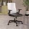 Leisuremod Brio Modern Office Chair with Adjustable Swivel Cotton Upholstered Task Chair BO60W - alternate 5