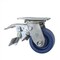 Service Caster 4 Inch Solid Polyurethane Caster with Ball Bearing and Total Lock Brake SCC SCC-TTL30S420-SPUB - alternate 1