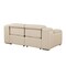 Homeroots 76in Beige and Silver Italian Leather Power Reclining Loveseat 633750 - alternate 10