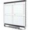 Quartet Prestige 2 Magnetic Total Erase 4-Month Calendar, 36 x 24, Graphite Color Frame 4MCP23P2 - alternate 2