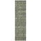 Homeroots 8' Blue And Green Floral Washable Indoor Outdoor Runner Rug 564330 - alternate 4
