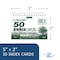 Roaring Spring Case of Spiral Bound Recycled Index Cards 3"x5", 50 CT pk, Narrow Ruled, Perforated, Blank on Back 28335cs - alternate 9